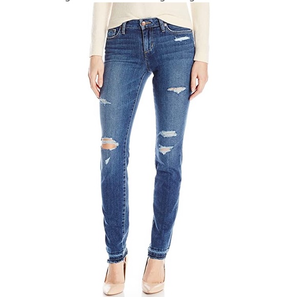 Joe's Jeans Denim - Joe’s Midrise Distressed Cigarette Skinny Jean